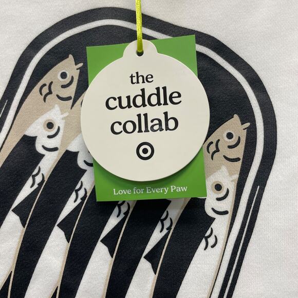 The Cuddle Collab Women's "I Only Travel In Packs" Graphic White Sweatshirt S - Picture 4 of 6